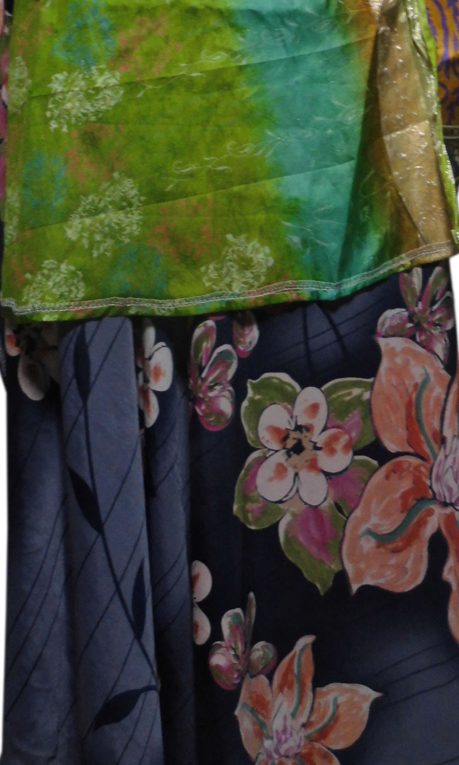 アジアン衣料 NSL-21 ネパール・シルクスカート