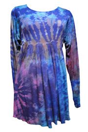 アジアン衣料 NTS-23 ネパール・タイダイブラウス