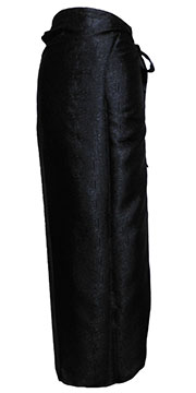アジアン衣料　MS-4 タイシルク・ロング巻きスカート