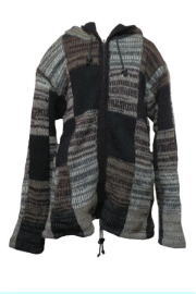 アジアン衣料　ネパール手編みウールジャケット