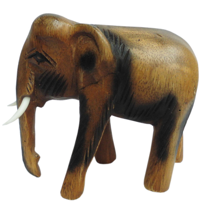 アジアン雑貨 ZOU-10 ゾウさんの木彫り