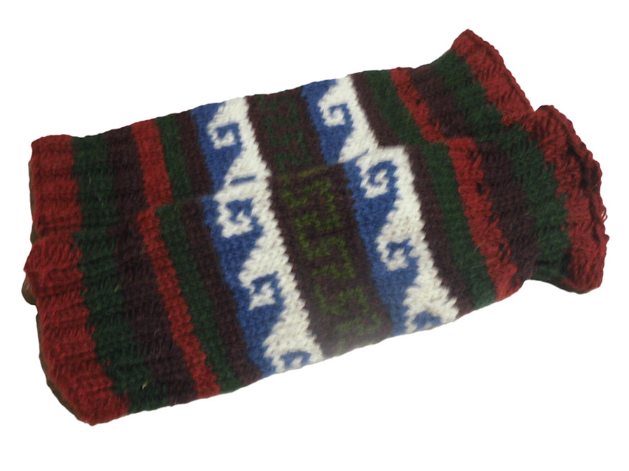 アジアン雑貨 LGF-43 ネパール・ウール・レッグウォーマー 裏フリース付き