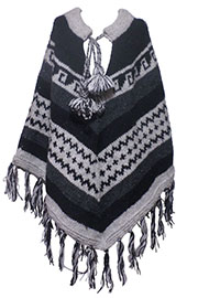 アジアン衣料 WP-1 ネパール手編みポンチョ