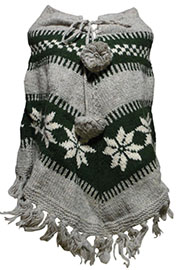 アジアン衣料 WP-16 ネパール手編みポンチョ