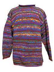 アジアン衣料 WS-13 ネパール手編みセーター