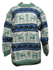 アジアン衣料 WS-9 ネパール手編みセーター
